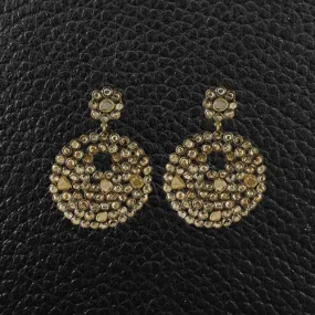 Round & Slice Diamond Earrings