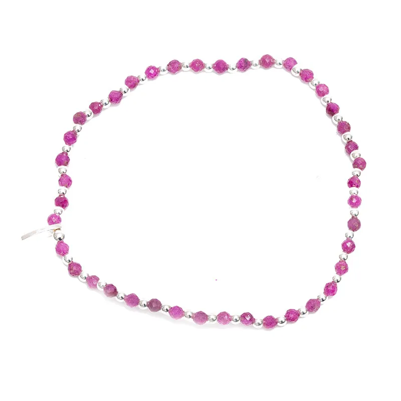 RUBY BEAD BRAECLET