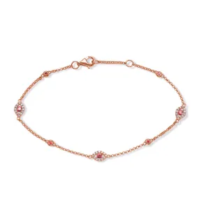 Ruby Gold Ruby & Diamond Bracelet