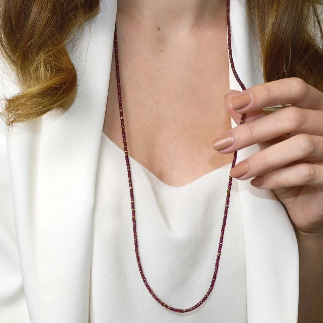 Ruby Wrap Bracelet - Necklace