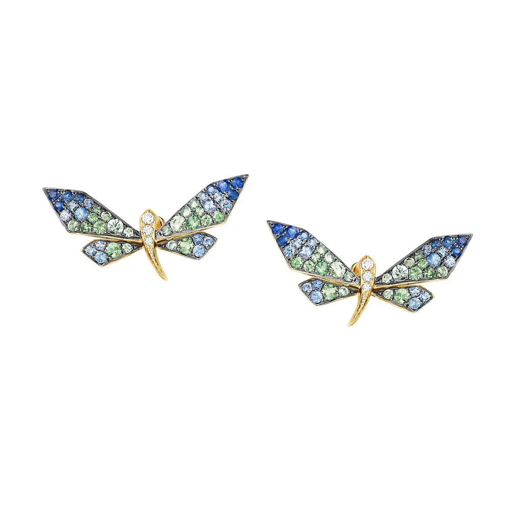 SARAH ZHUANG - FANTASY GARDEN - DRAGONFLY GODDESS EARRINGS