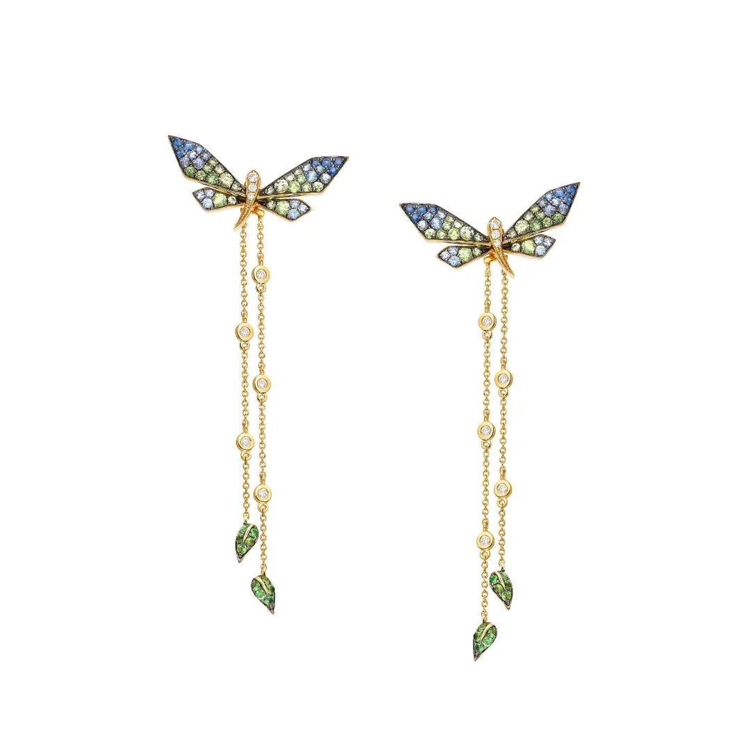 SARAH ZHUANG - FANTASY GARDEN - DRAGONFLY GODDESS EARRINGS