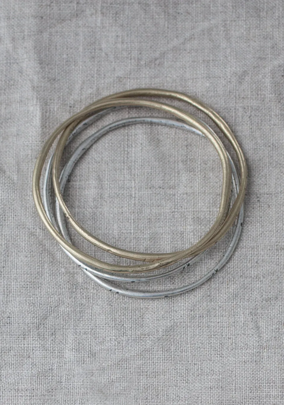 Saturday Market Bangle | Silver