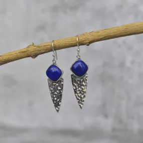 Shield - Lapis Earrings