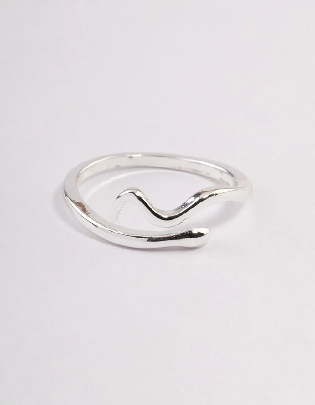 Silver Plated Mini Snake Ring