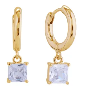 SJE310562 14K Dangle Square Earrings