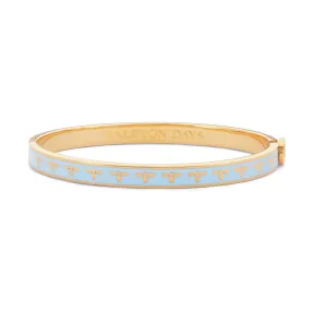 Skinny Bee Forget-me-Not & Gold Bangle