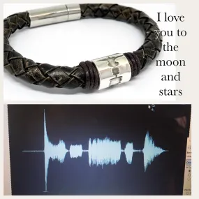 Sound wave Bracelet, Sound wave Jewellery, Voice Wave Bracelet, Baby Heart Beat, Ultra Sound Wave Form, Personalised Bracelet, Sound Wave