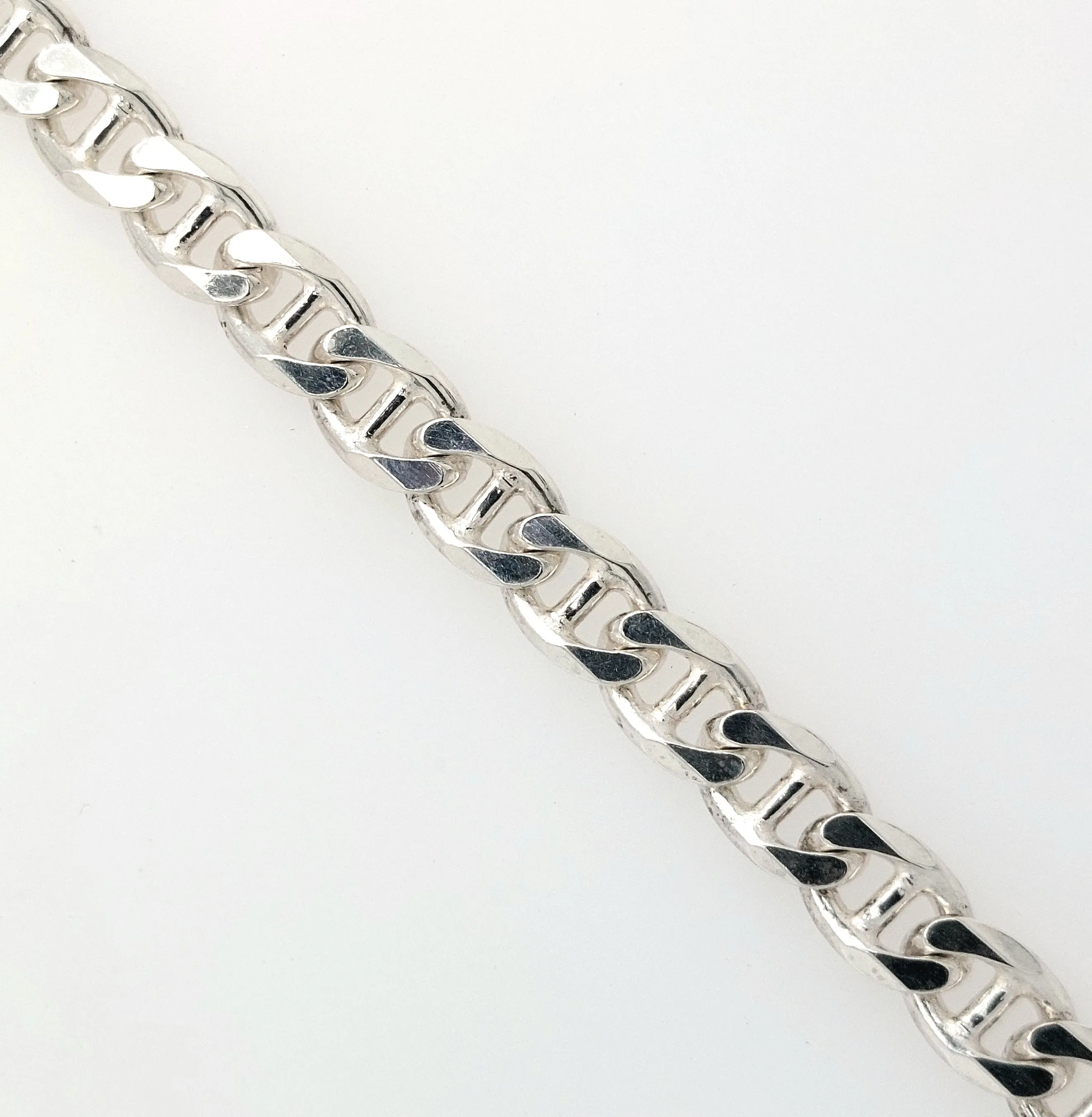 SS Anchor Bracelet 5.75mm Length:7.75in