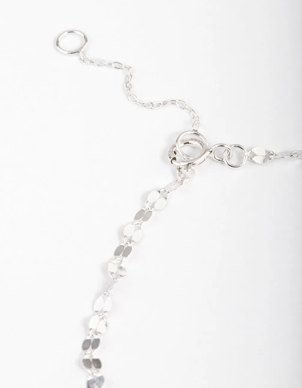 Sterling Silver Mirror Link Bracelet