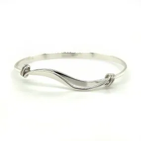 Sterling Silver Wave Bracelet