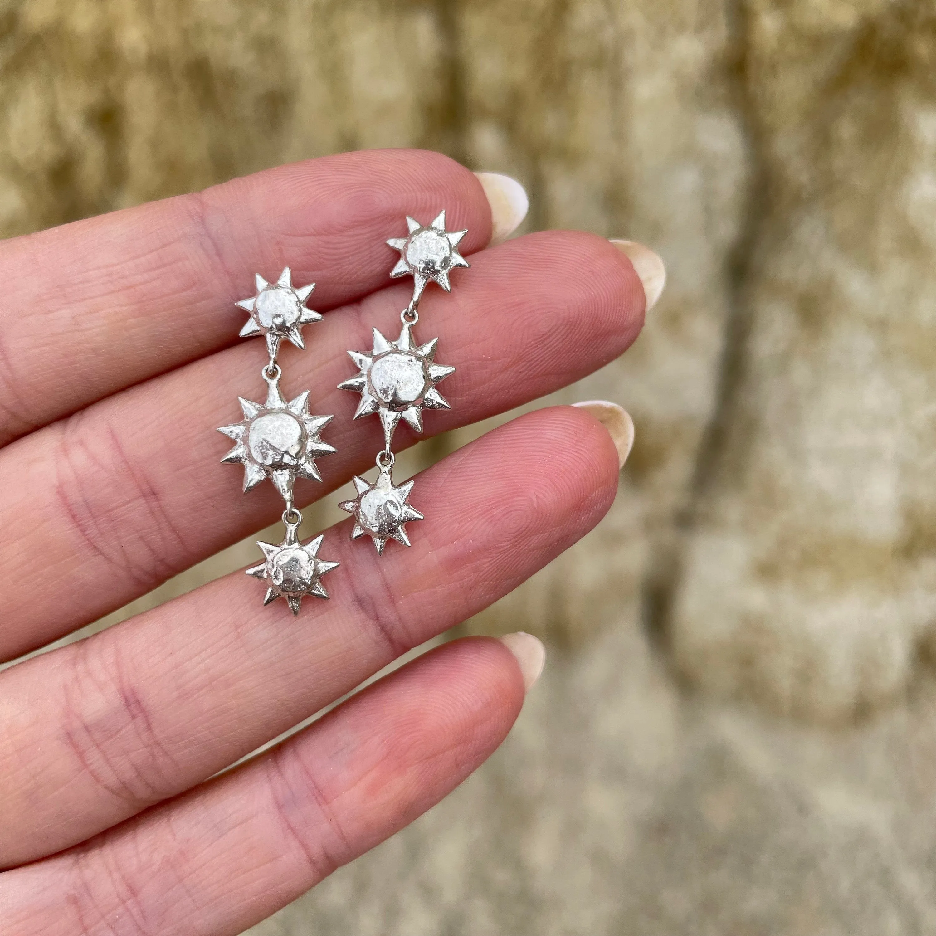 Sunbeam Sterling Silver Earrings