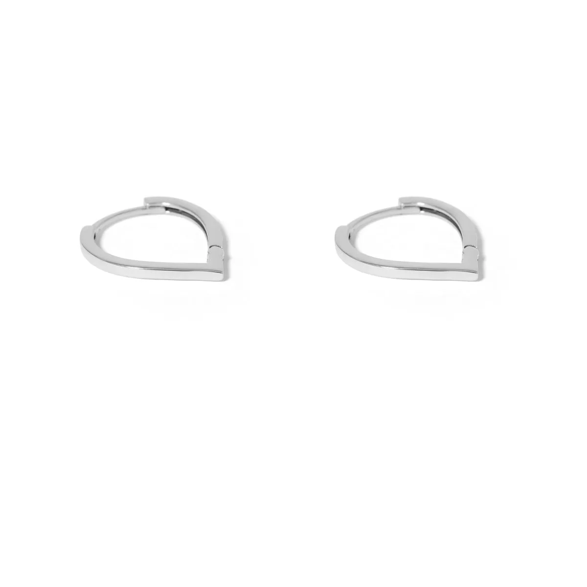 Tear Hoop Earrings