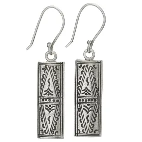 Tiger Mountain Jewelry - Ravishing Rectangle Sterling Silver Dangle Earrings