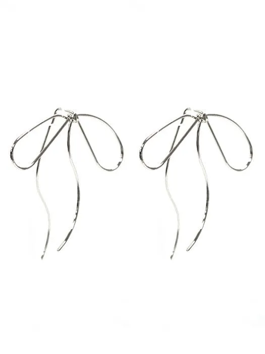 WE3115 Long Ribbon Earrings